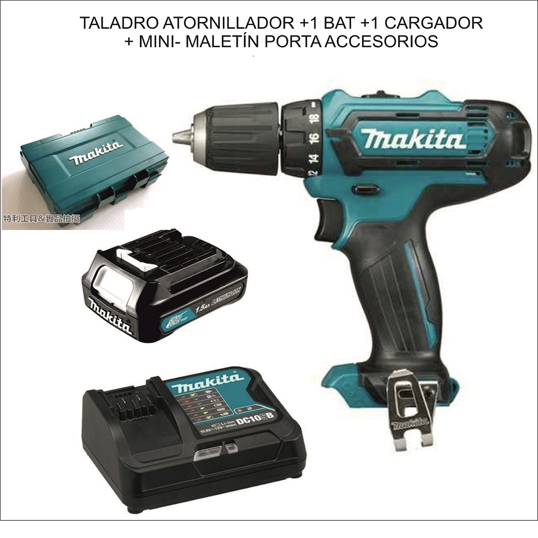 Producto #1311MK00296 - ATORNILLADOR TALADRO INALAMBRICO DF331DZ +1BATERIA 